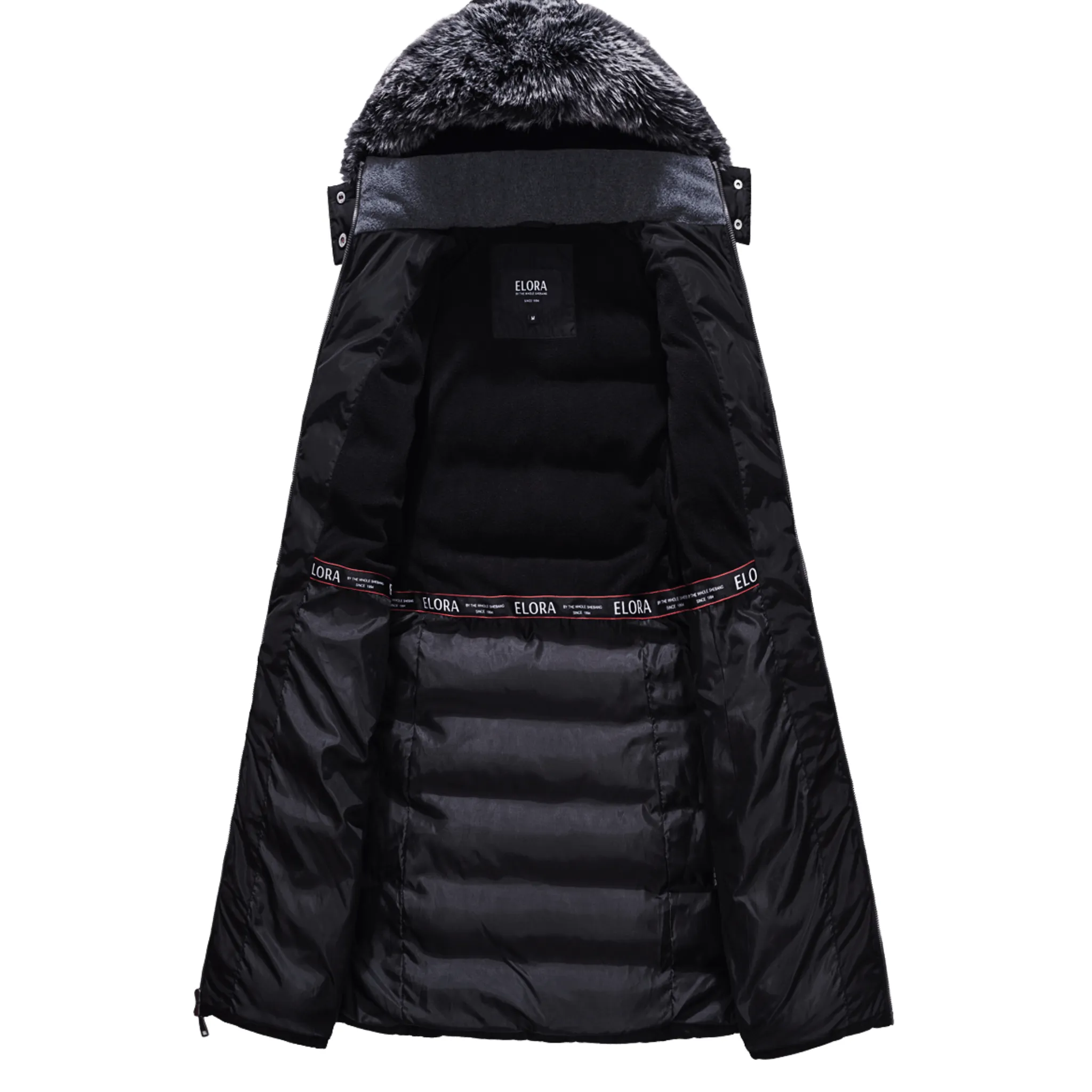 ELORA Women’s Winter Puffer Coat - Cozy Polar Fleece Lining & Detachable Hood