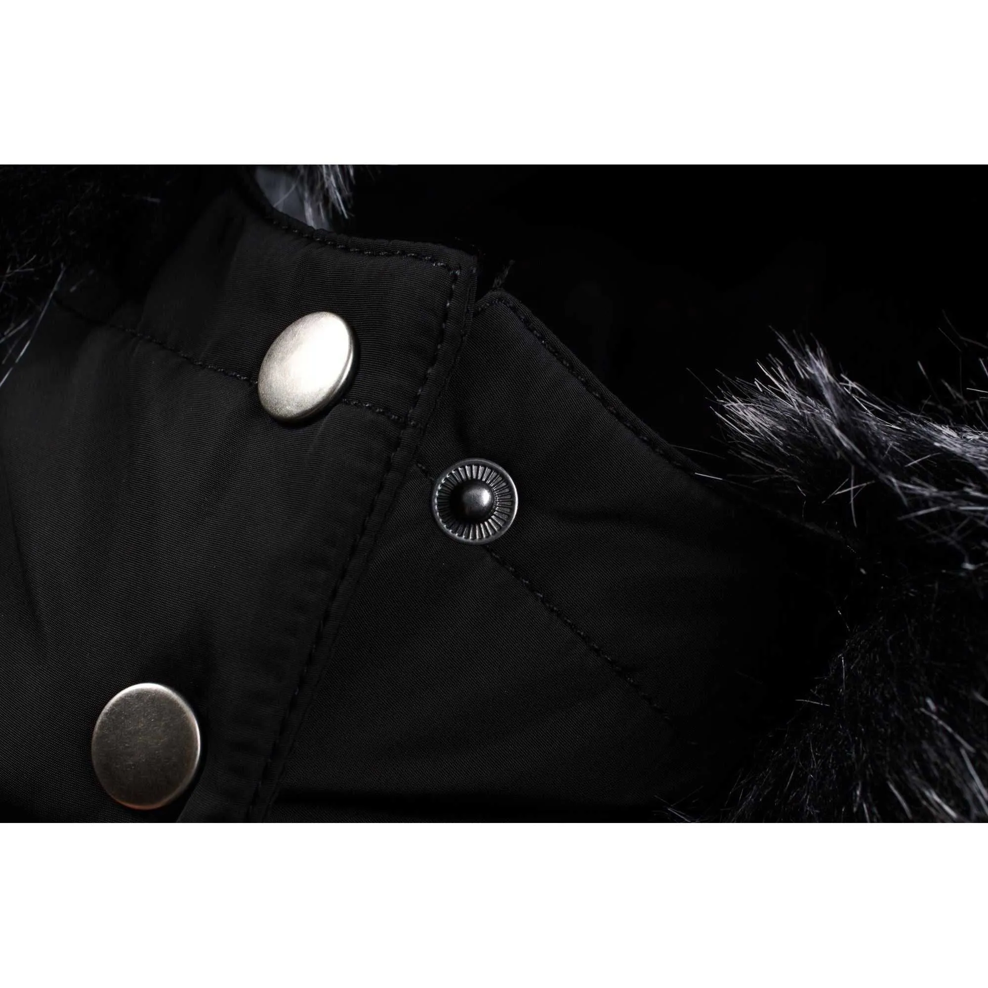 ELORA Women’s Winter Puffer Coat - Cozy Polar Fleece Lining & Detachable Hood