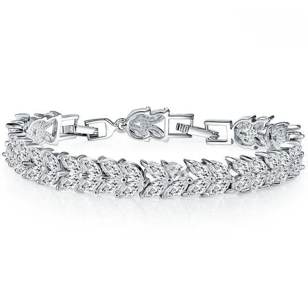 Flower Bijoux Crystal Bracelet
