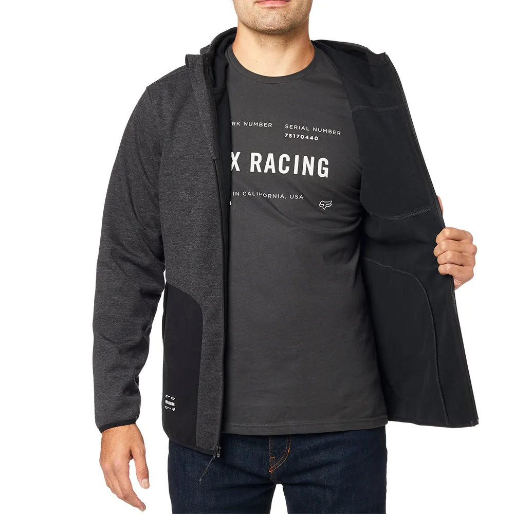 FOX BARRICADE SOFTSHELL FLEECE [HEATHER BLACK] S