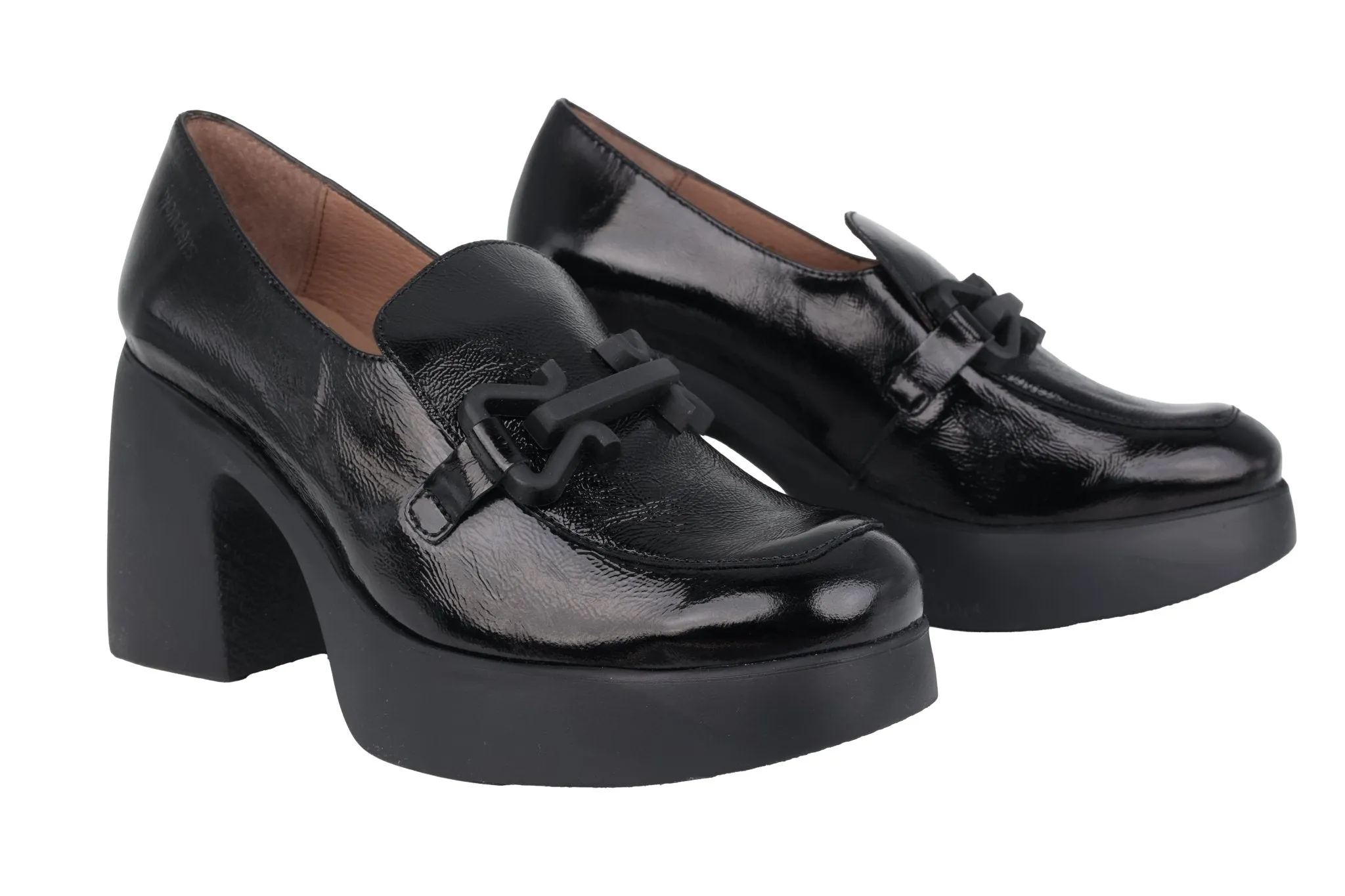 'Frau' women's pump - black patent