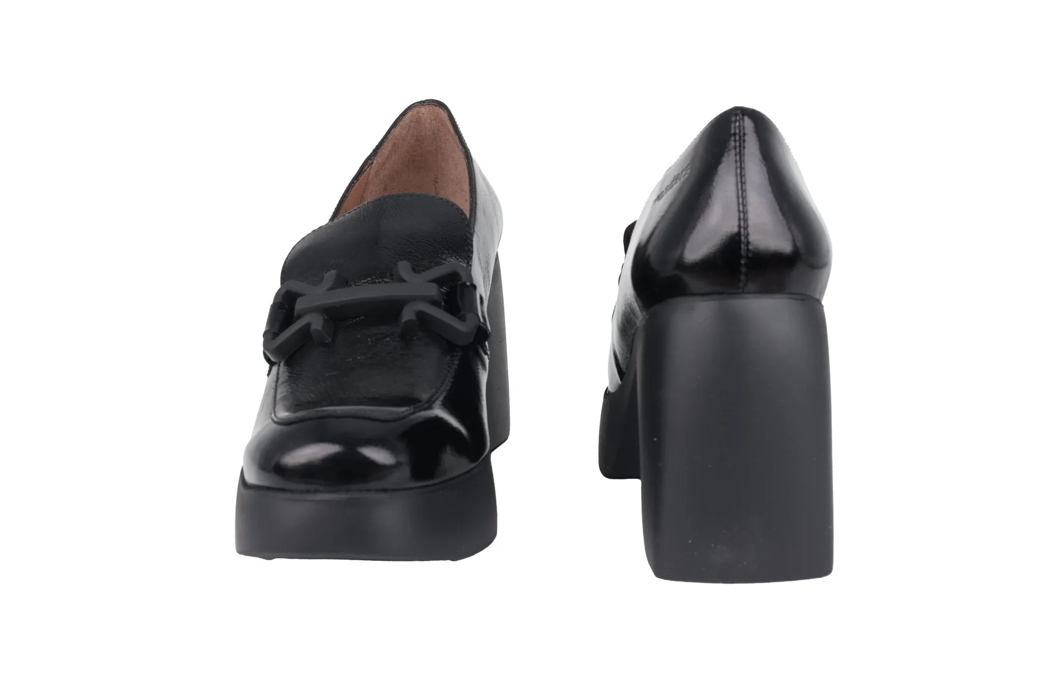 'Frau' women's pump - black patent