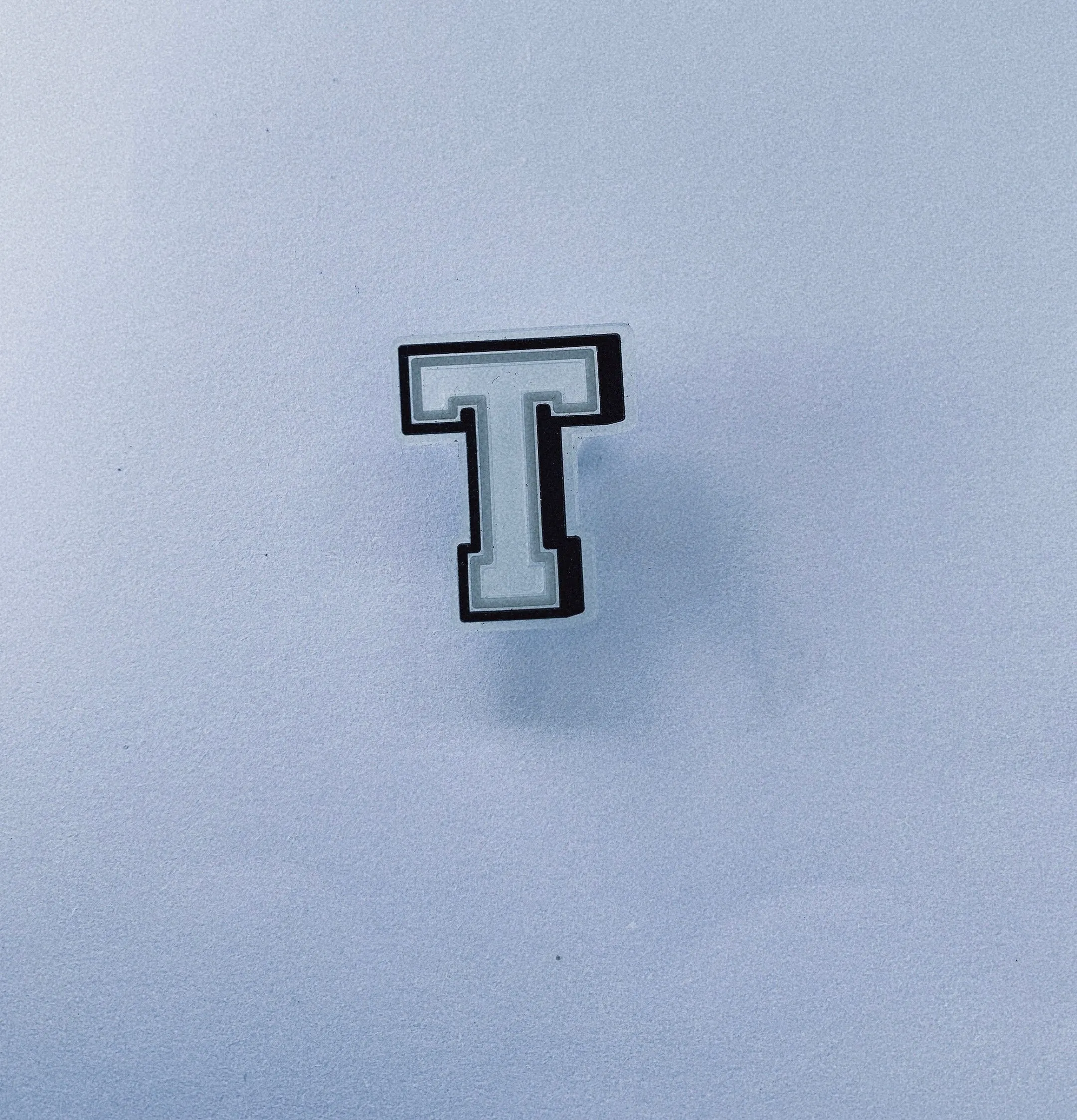 Glow in the Dark Alphabet Croc Charms