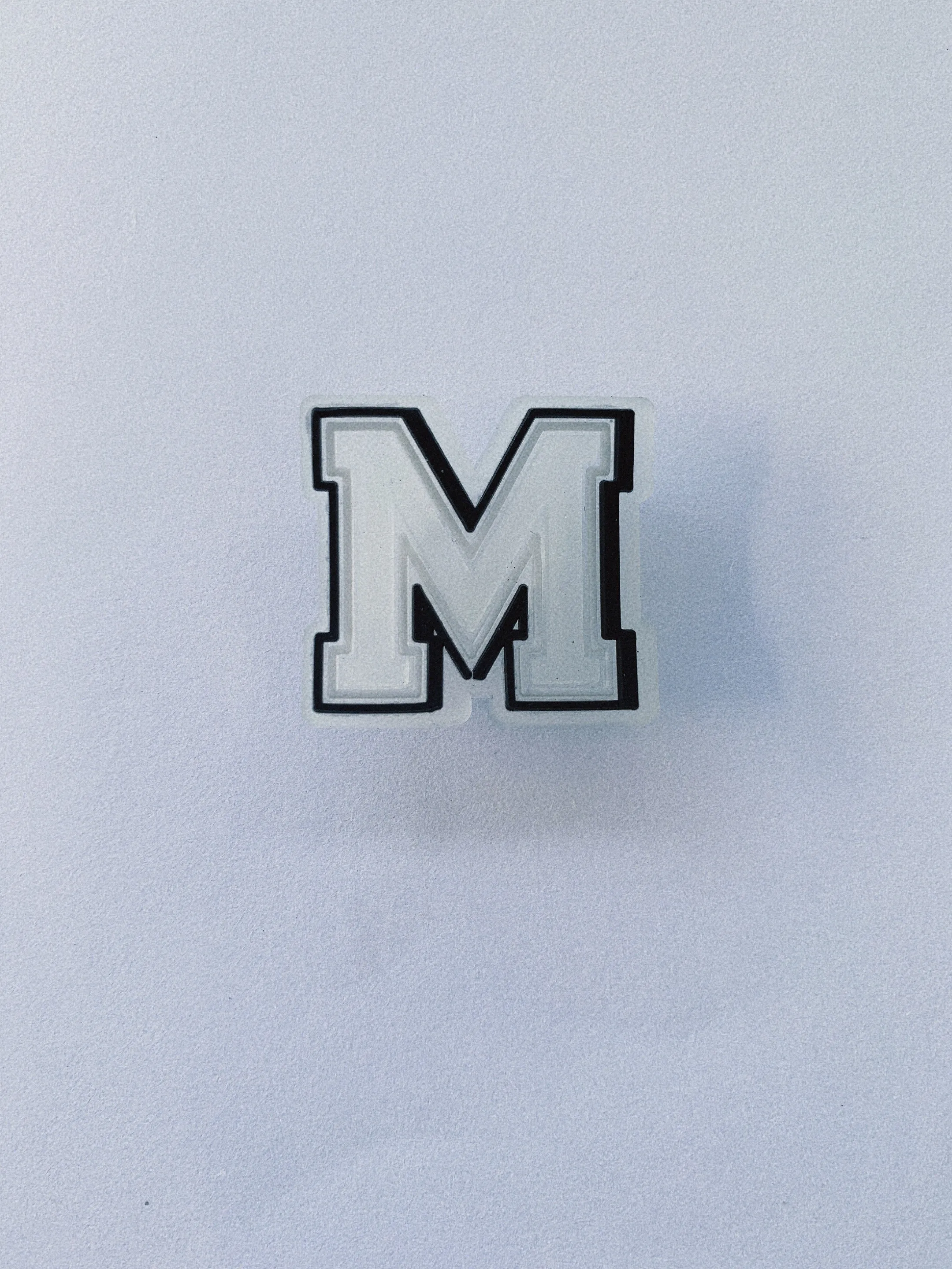 Glow in the Dark Alphabet Croc Charms