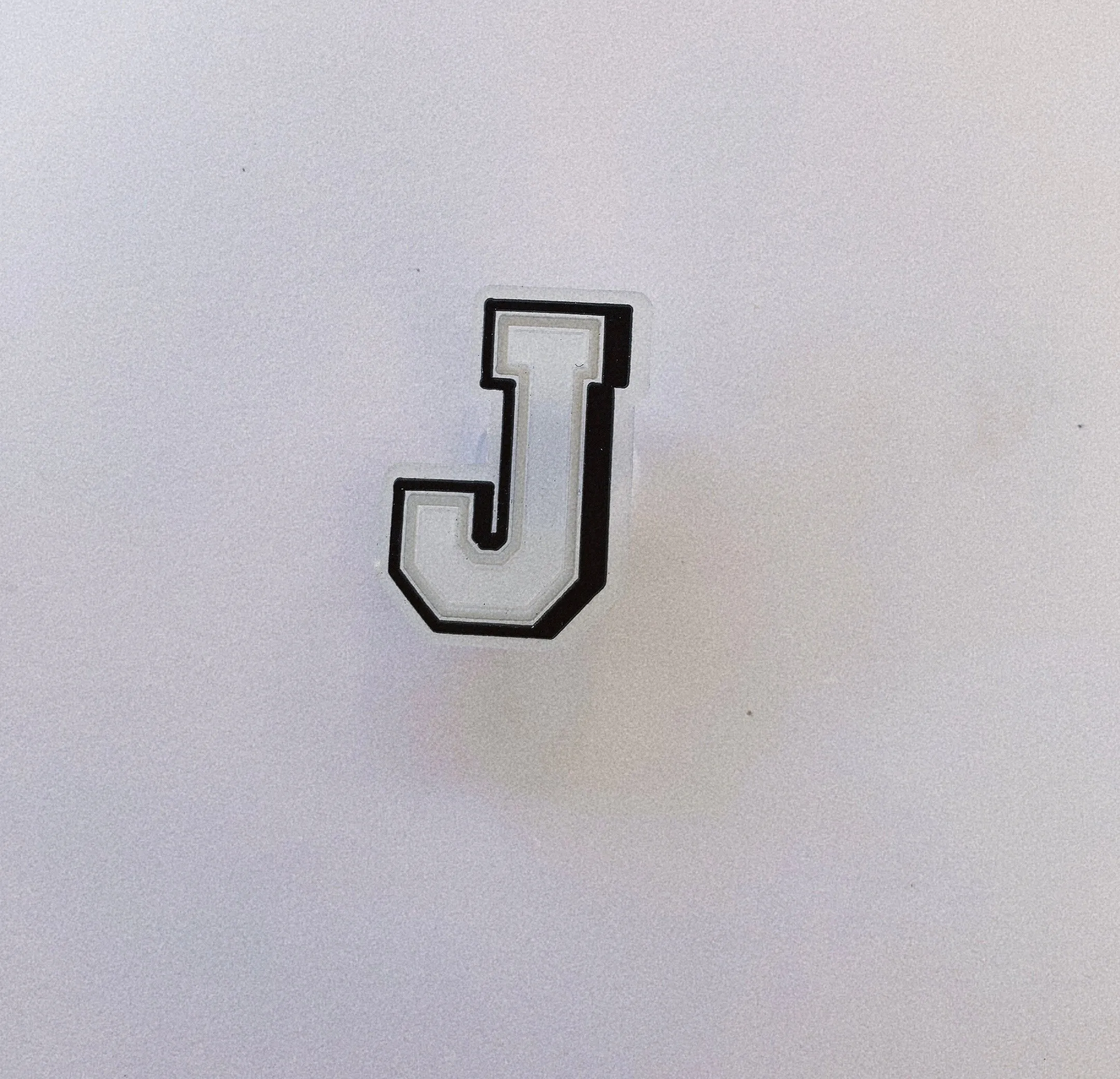 Glow in the Dark Alphabet Croc Charms