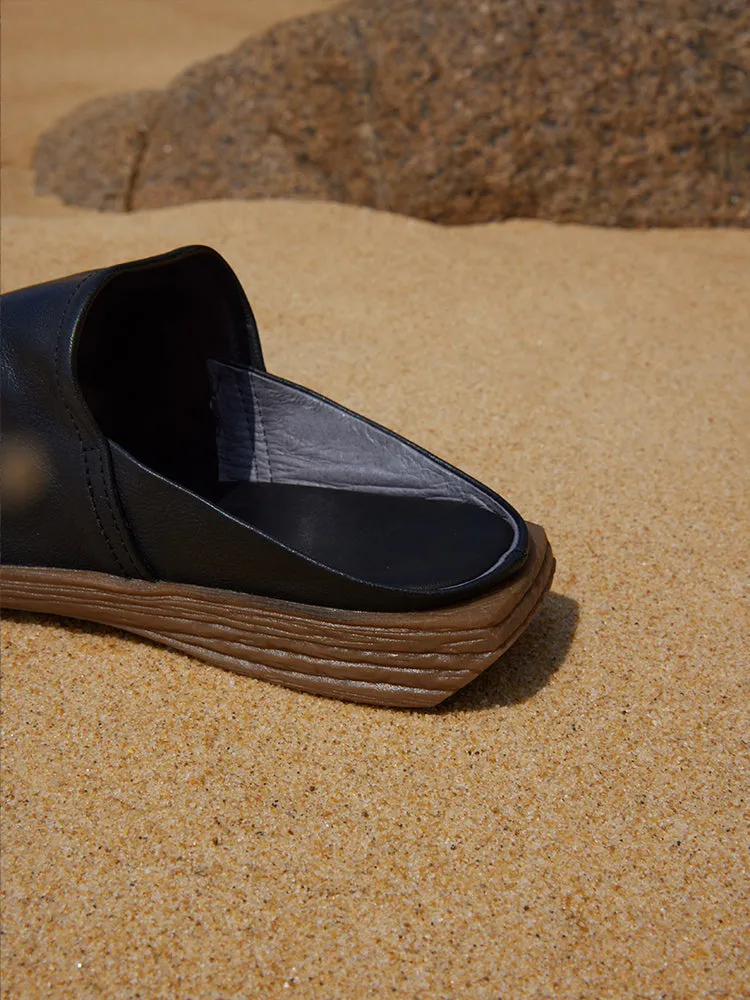 Handcrafted Horsehide Leather Loafers