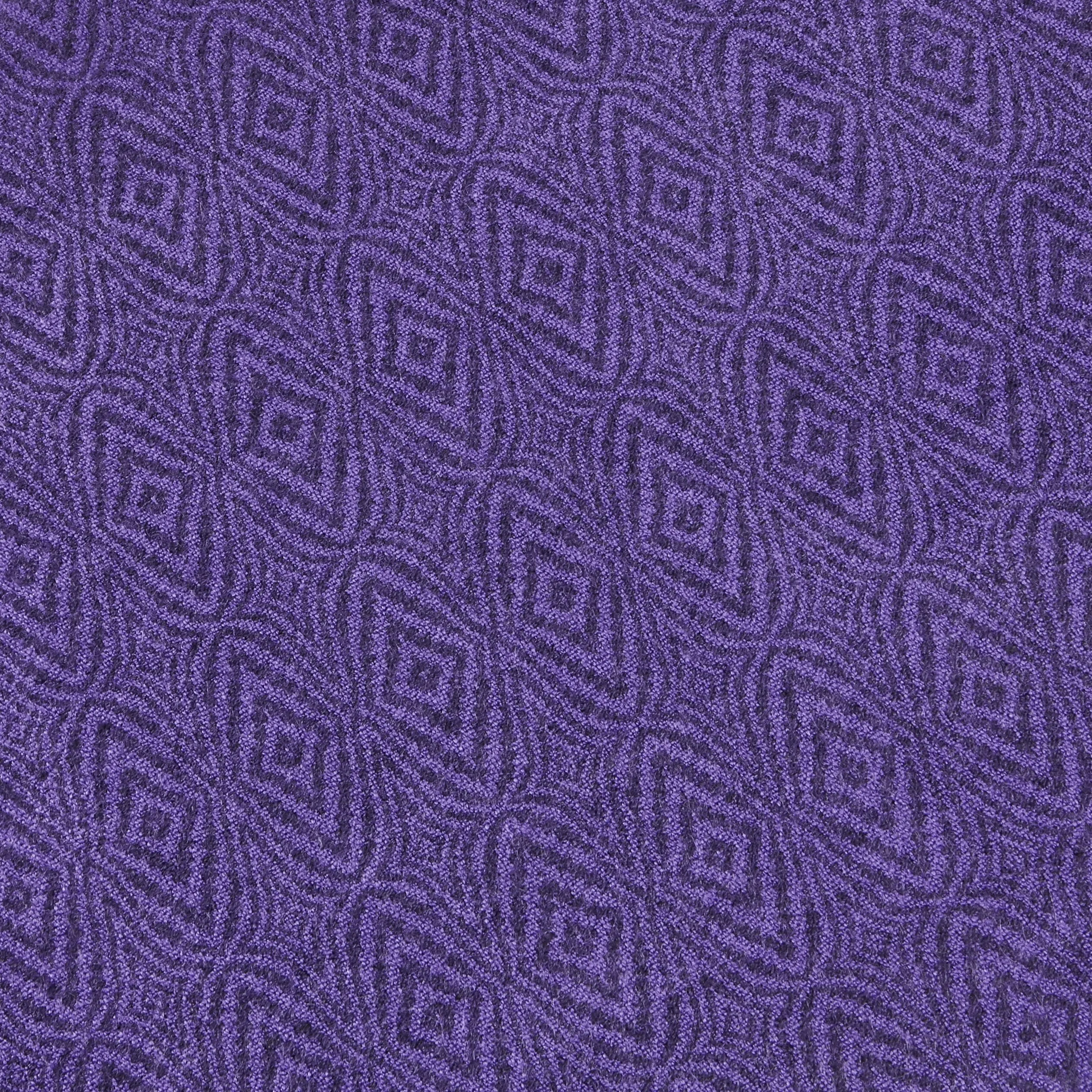 Handwoven Purple Infinity Scarf