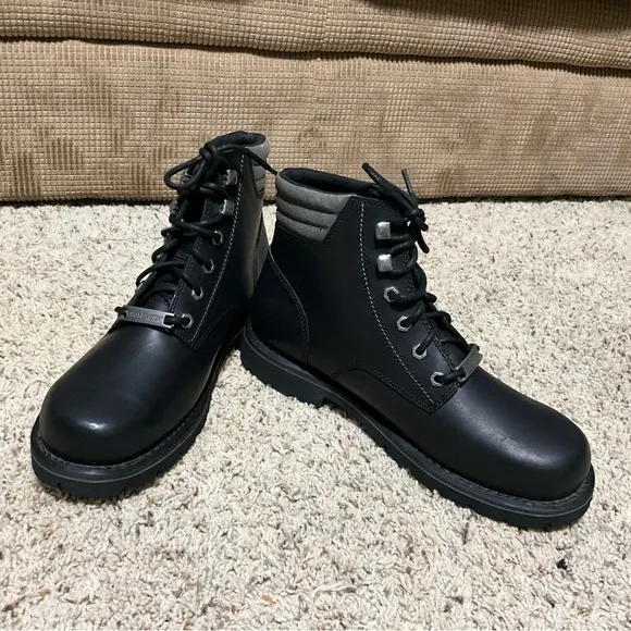 Harley Davidson solid black men’s size 9