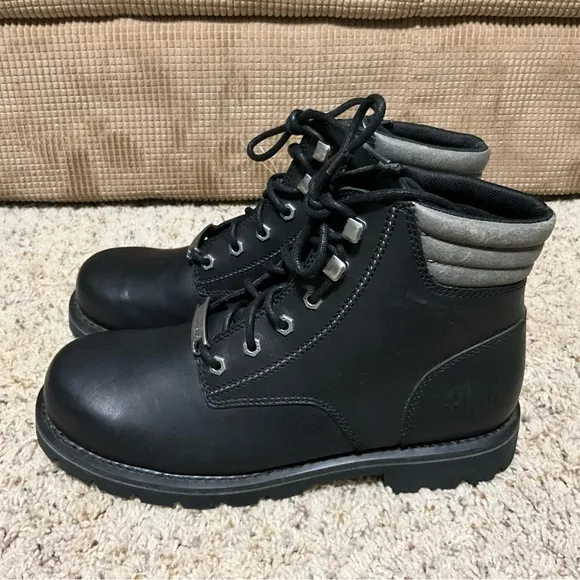 Harley Davidson solid black men’s size 9