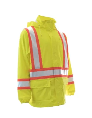 High Visibility Fire Resistant Rain Jacket