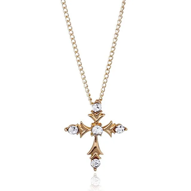 Hip Hop Cross Necklace