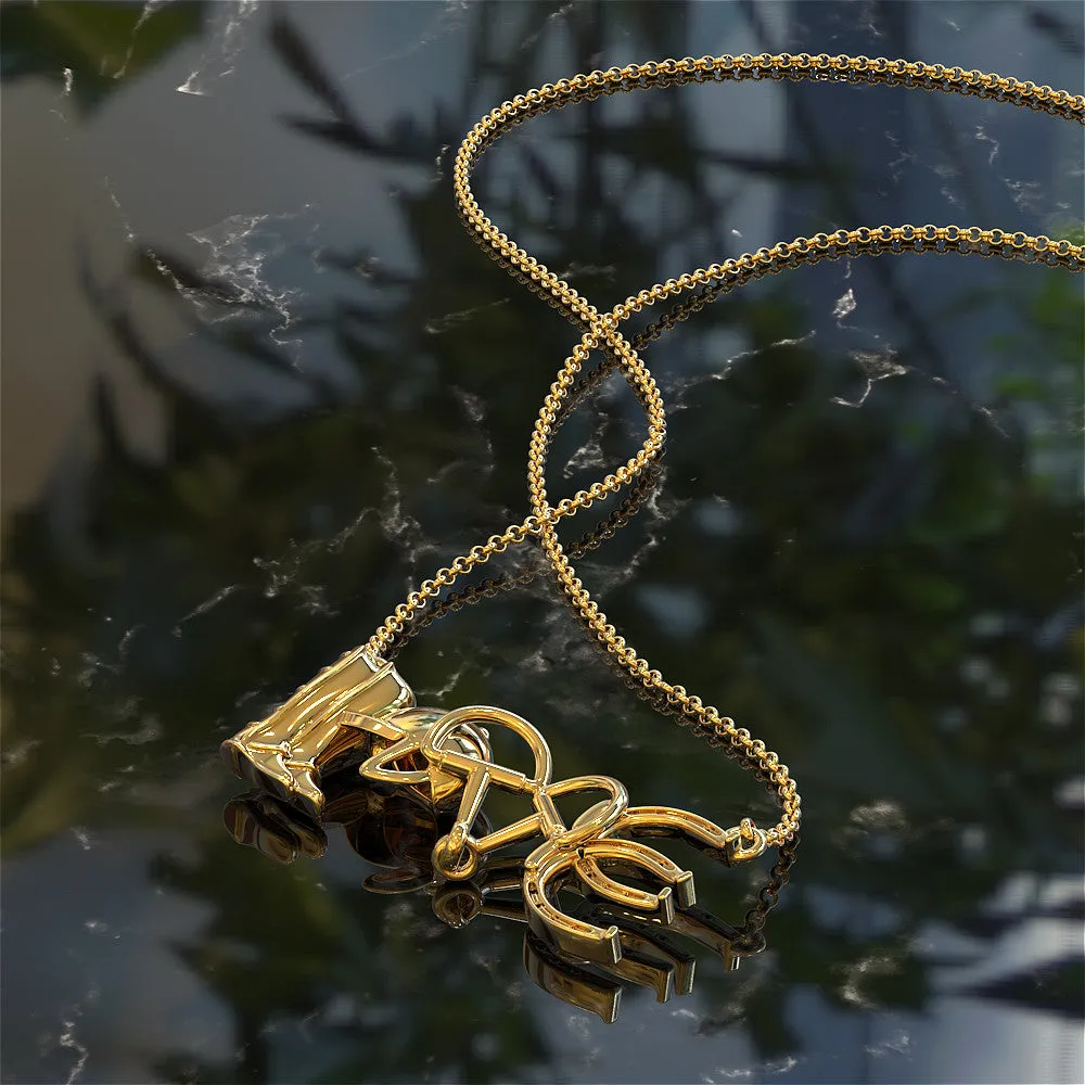 Horse Riding Necklace