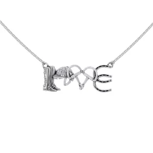 Horse Riding Necklace