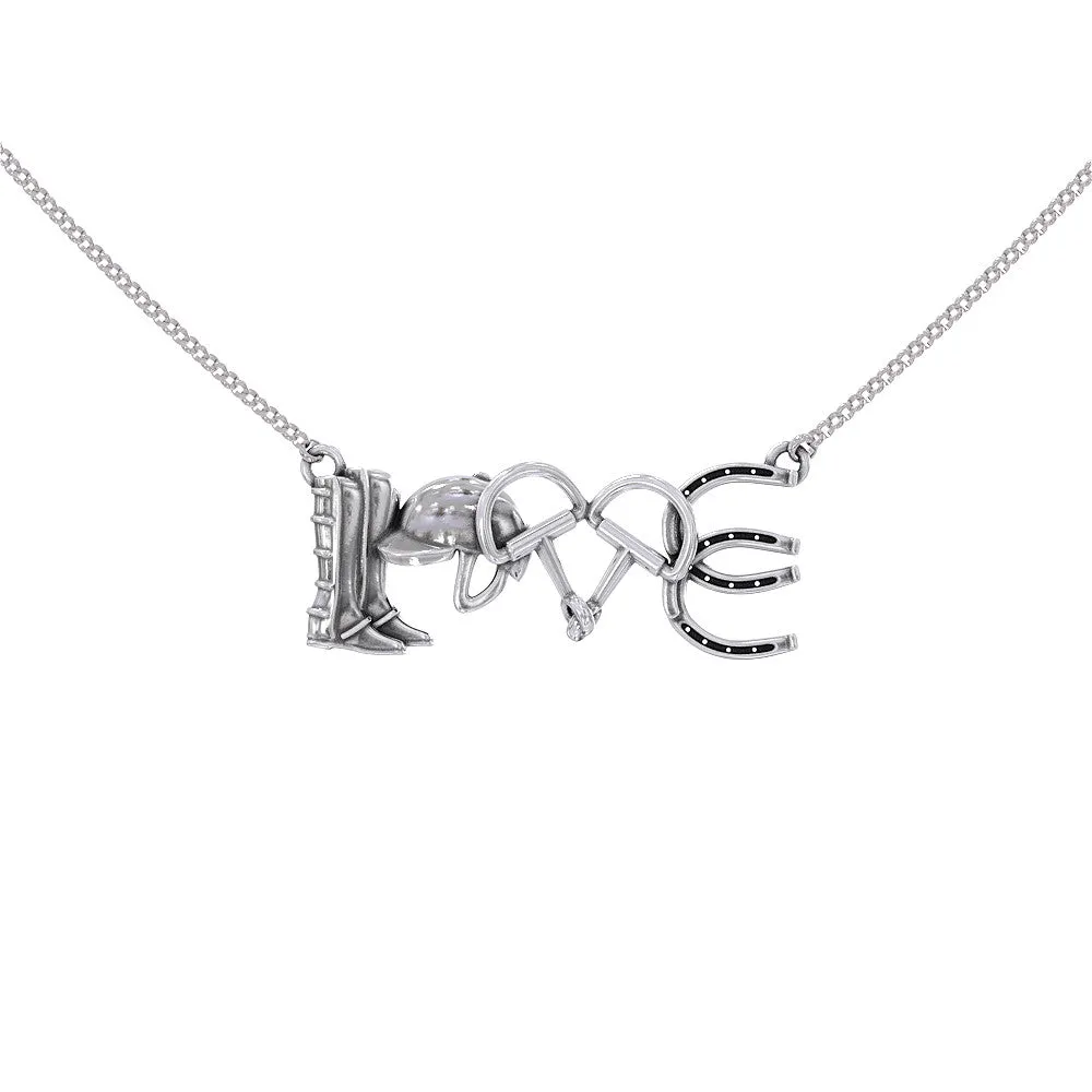 Horse Riding Necklace