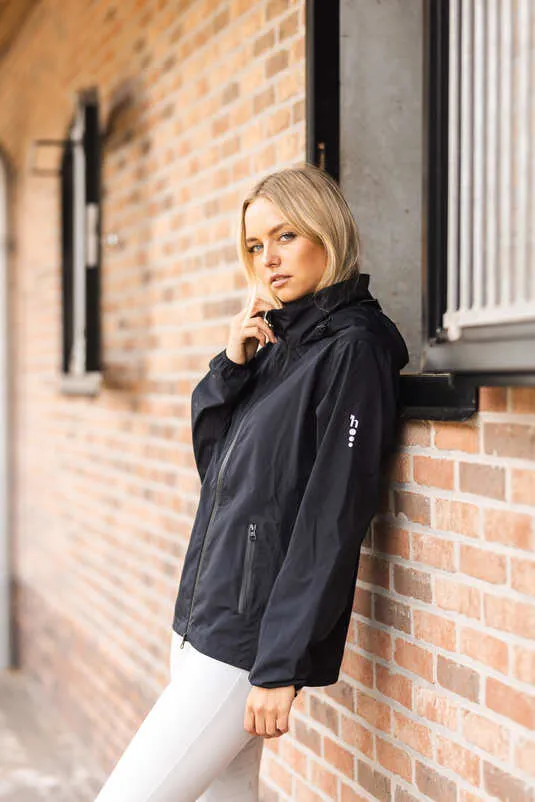 Horze Stella Ladies Rain Jacket Black