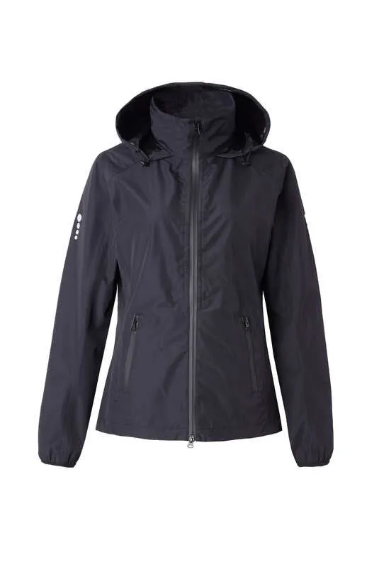 Horze Stella Ladies Rain Jacket Black