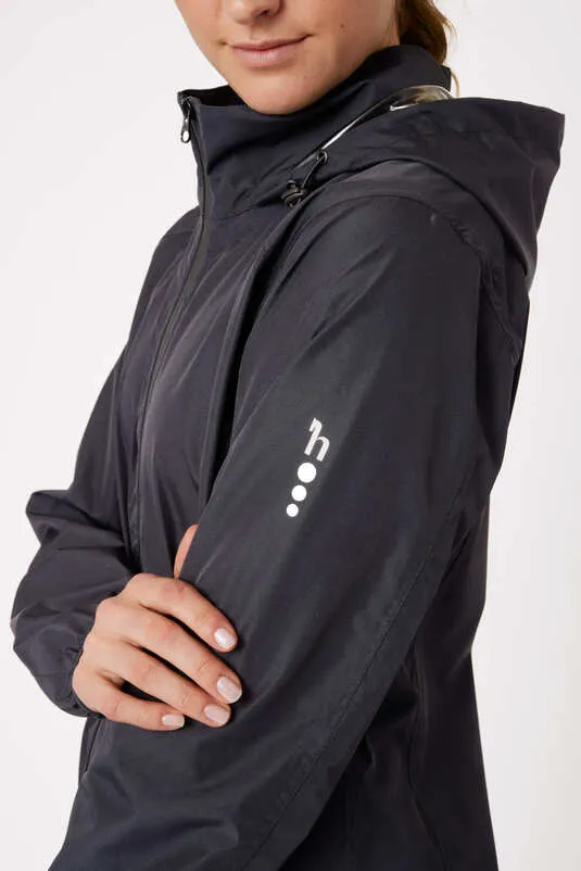 Horze Stella Ladies Rain Jacket Black