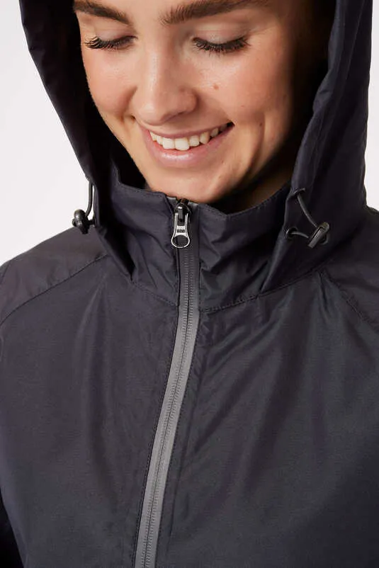 Horze Stella Ladies Rain Jacket Black