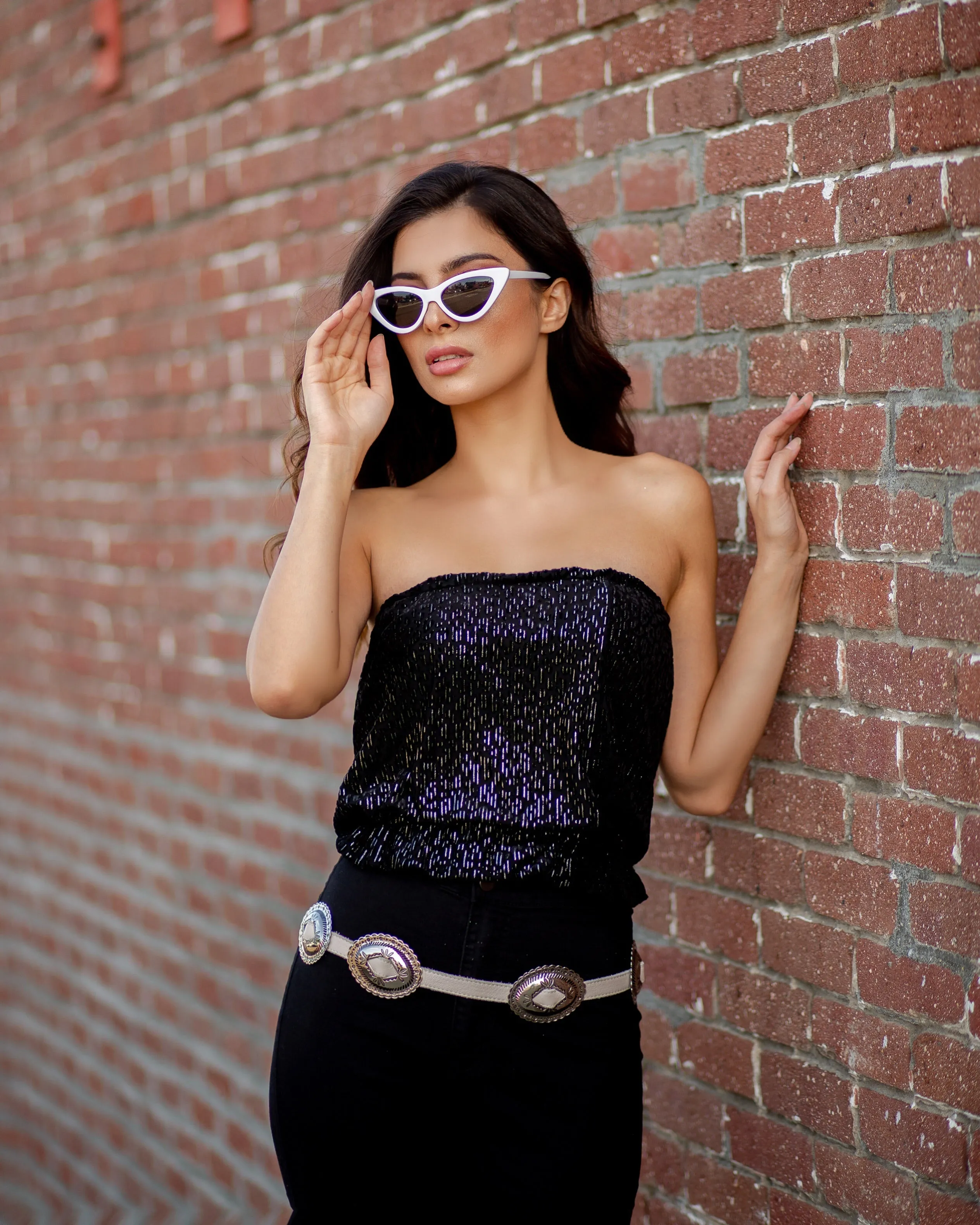 I Have My Eye On You Strapless Top