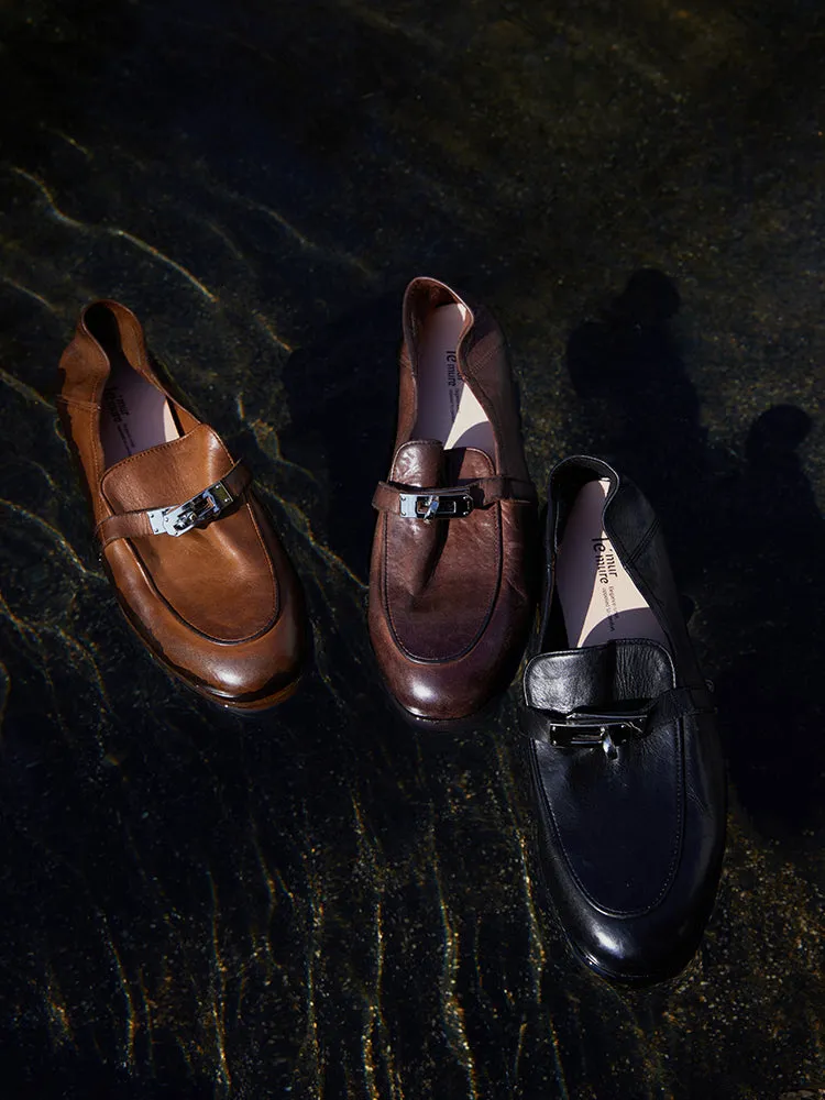 Italian Horsehide Slip-On Loafers