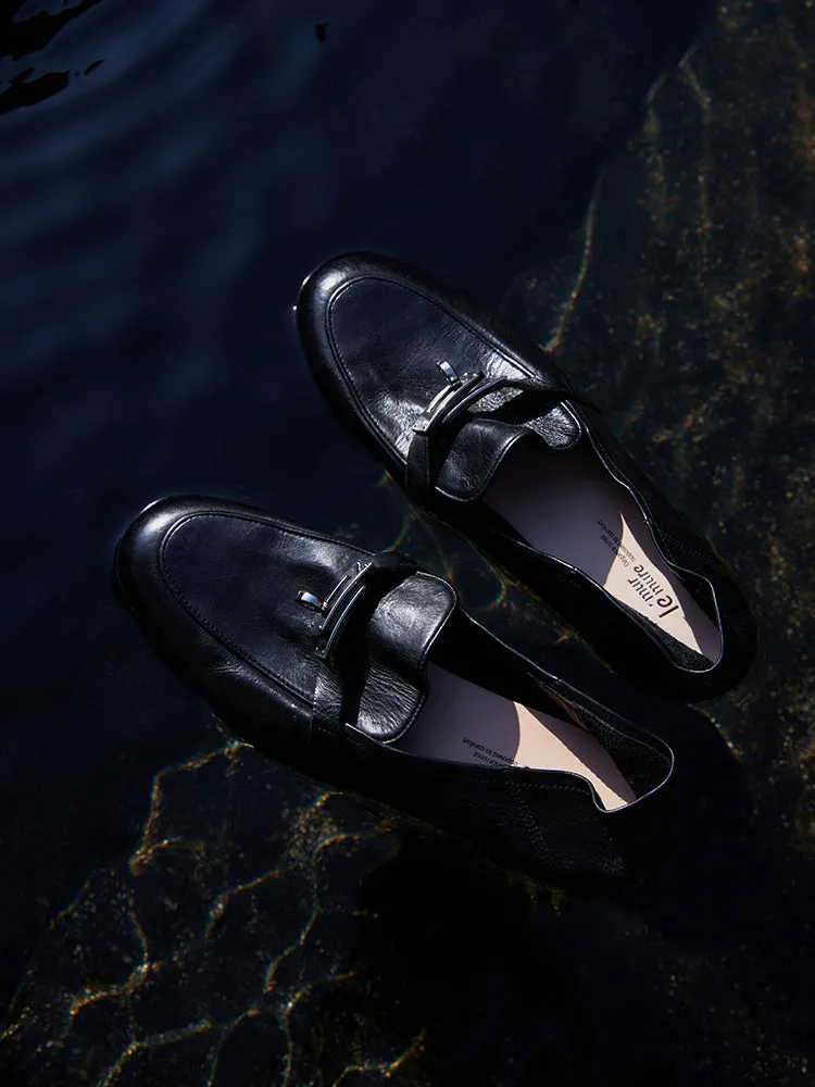 Italian Horsehide Slip-On Loafers