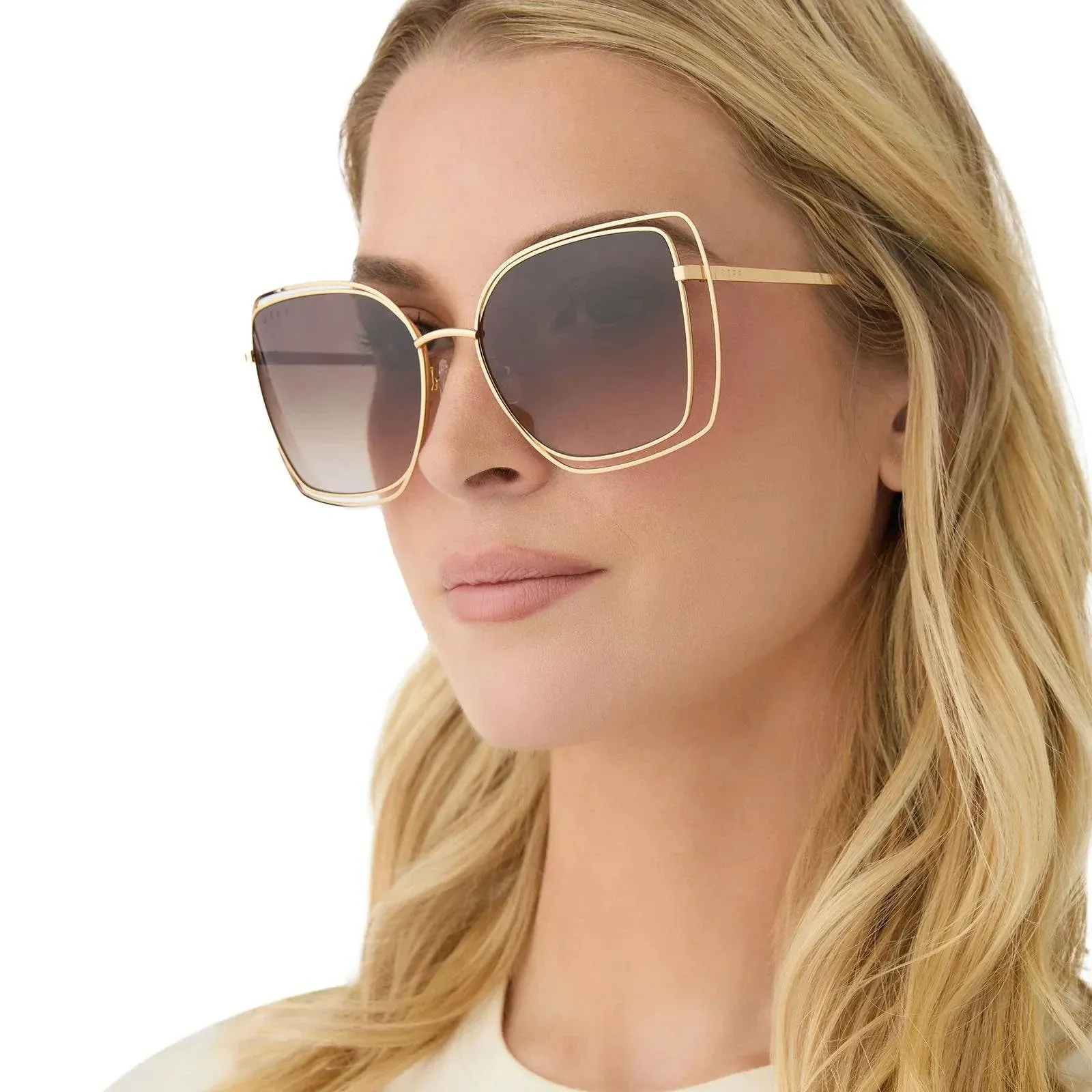 Jacqueline by DIFF | Gold   Brown Gradient