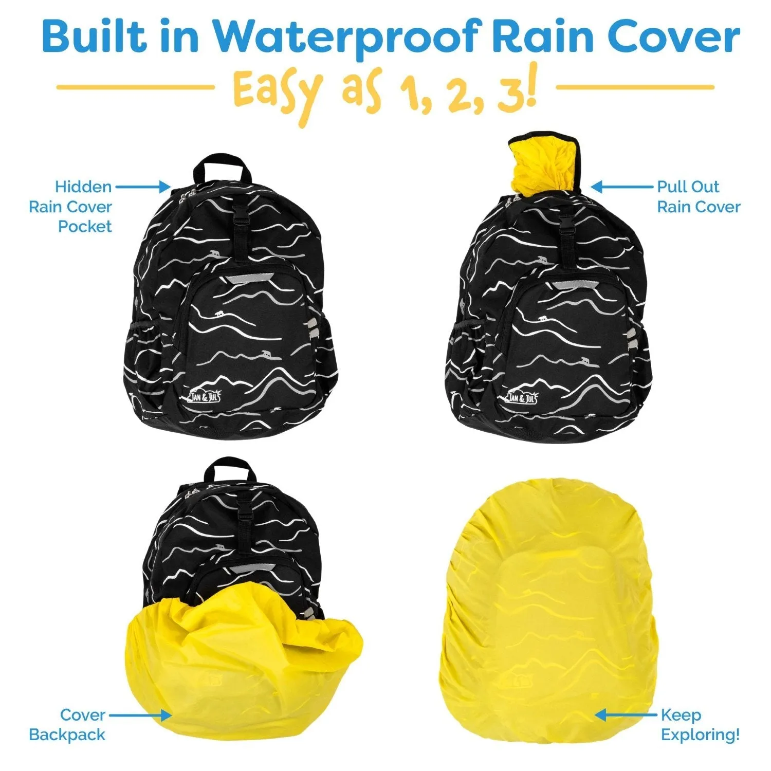 Jan & Jul Kids Backpack - Cool Peaks