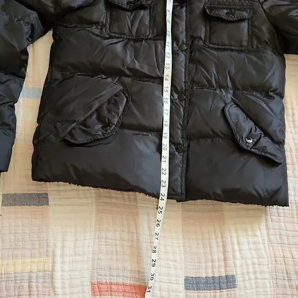 J.Crew down puffer hooded jacket