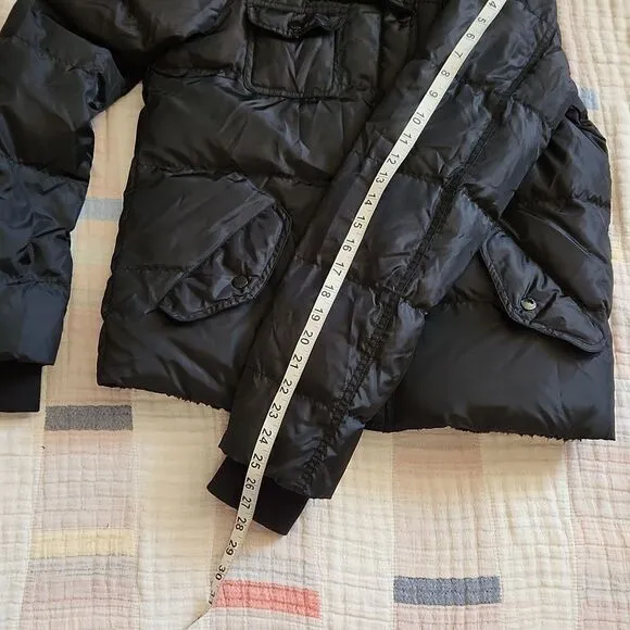J.Crew down puffer hooded jacket