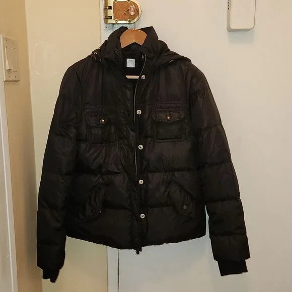 J.Crew down puffer hooded jacket