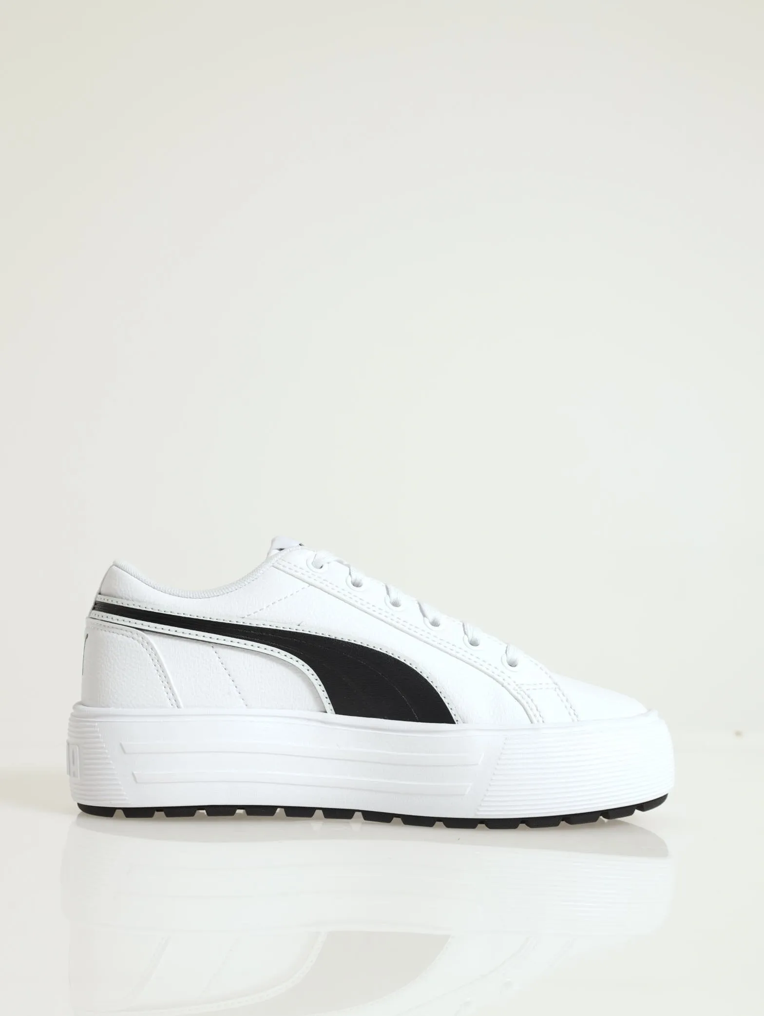 Kaia 2.0 Platform Sneaker - White/Black
