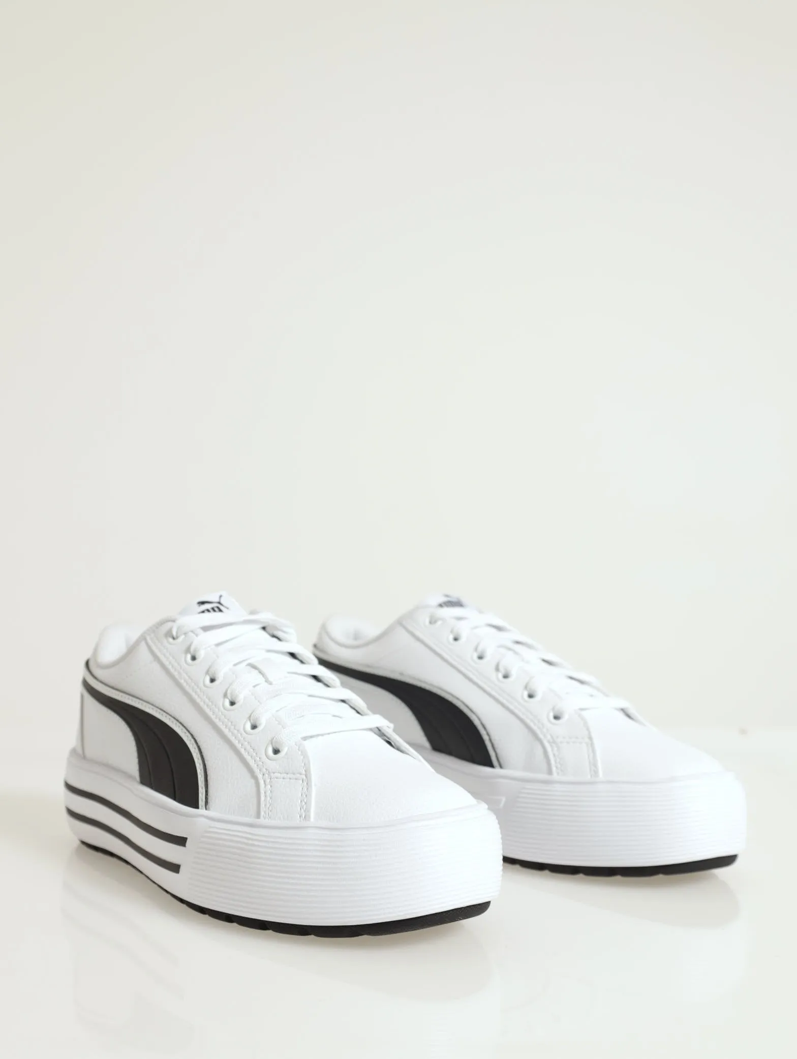 Kaia 2.0 Platform Sneaker - White/Black