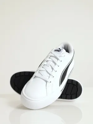 Kaia 2.0 Platform Sneaker - White/Black