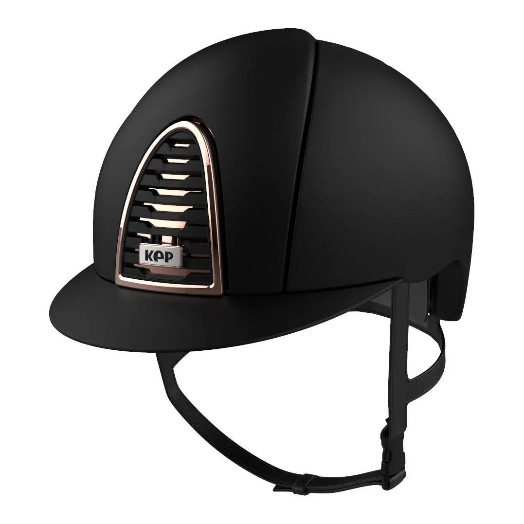 Kep Cromo 2.0 Jockey - Riding Hat - Textile Black/ Rose Gold