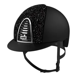 Kep Cromo 2.0 Jockey - Riding Hat - Textile Black/Sparkling Velvet Front Panel