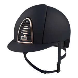 Kep Cromo 2.0 Jockey - Riding Hat - Textile Blue/Rose Gold