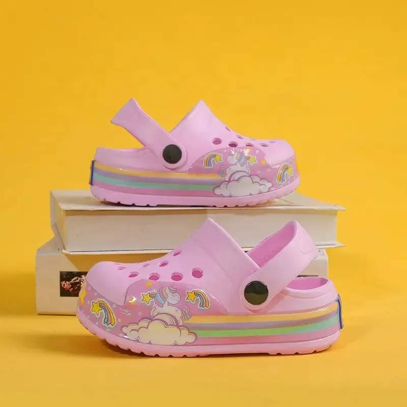 Kids' LED Plush Clog Shoes