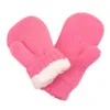Knit Mittens | Watermelon Pink