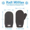 Knit Mittens | Watermelon Pink