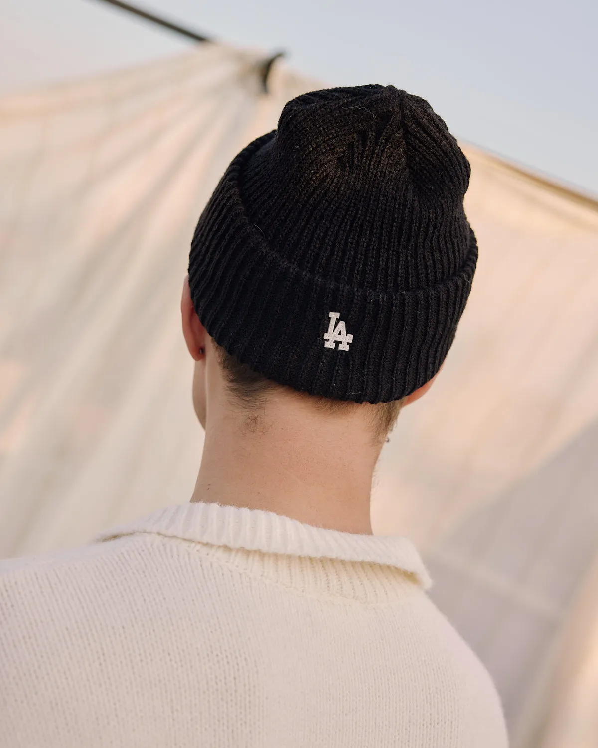 LA Patch Knit Beanie