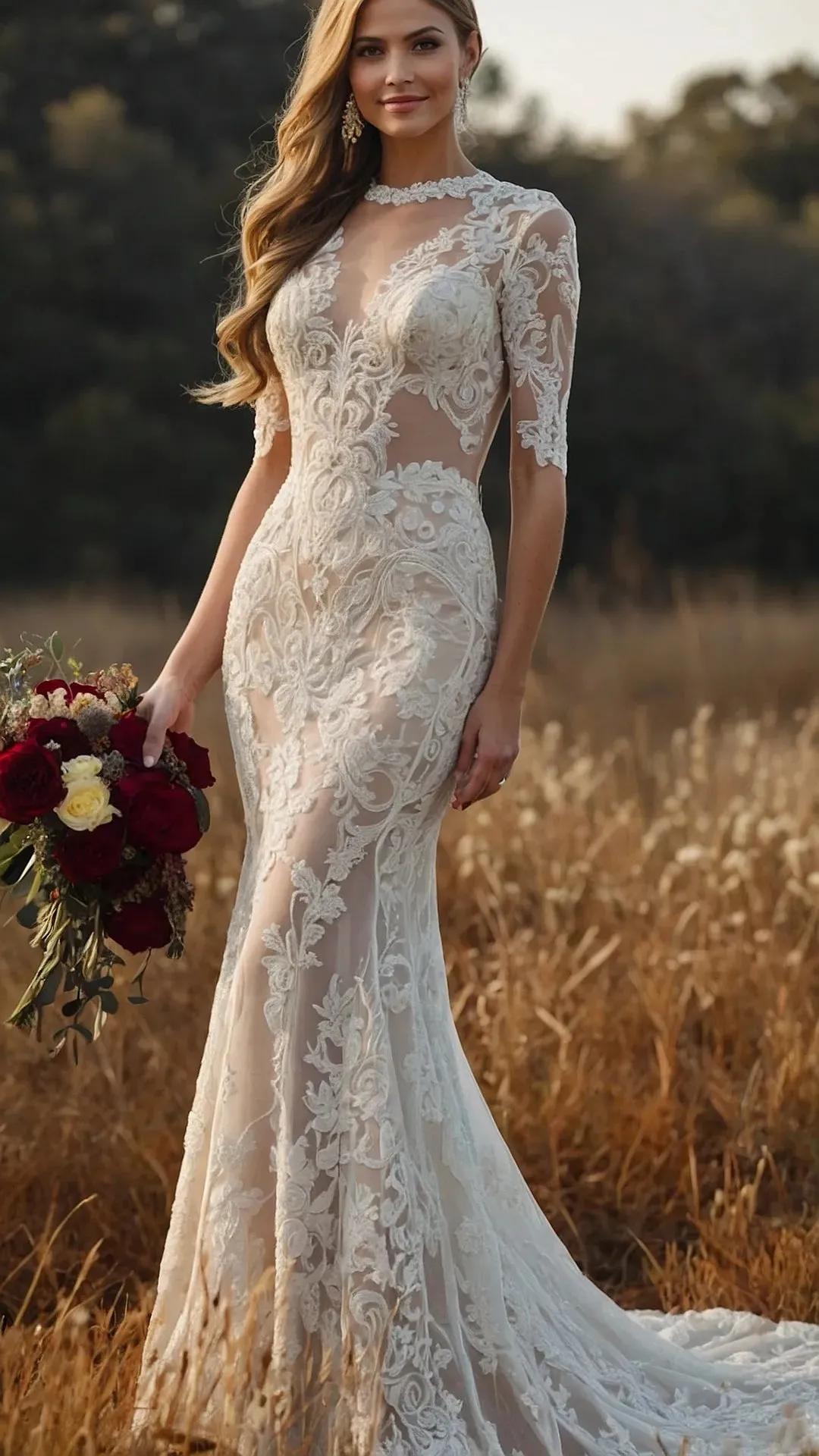 Lace Dreams: 20 Bohemian Wedding Dress Inspirations You’ll Adore