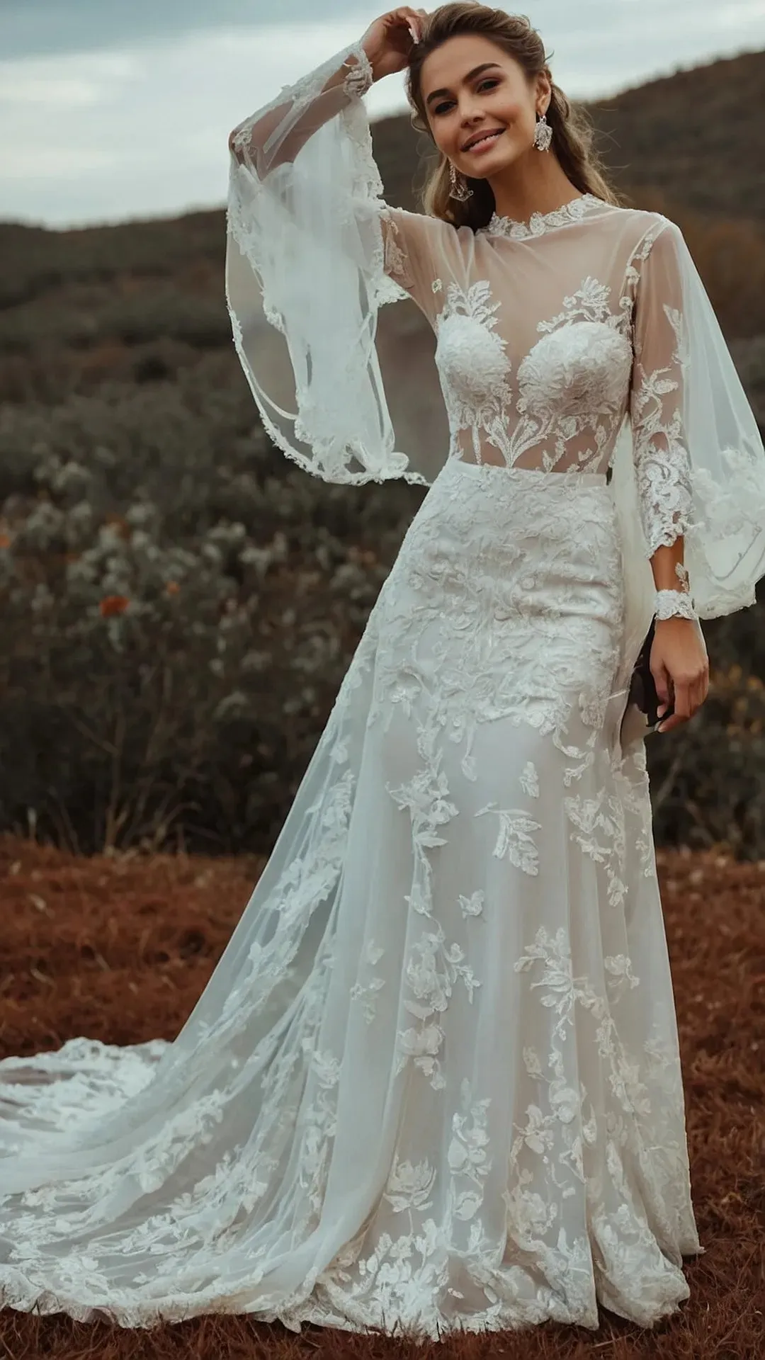 Lace Dreams: 20 Bohemian Wedding Dress Inspirations You’ll Adore