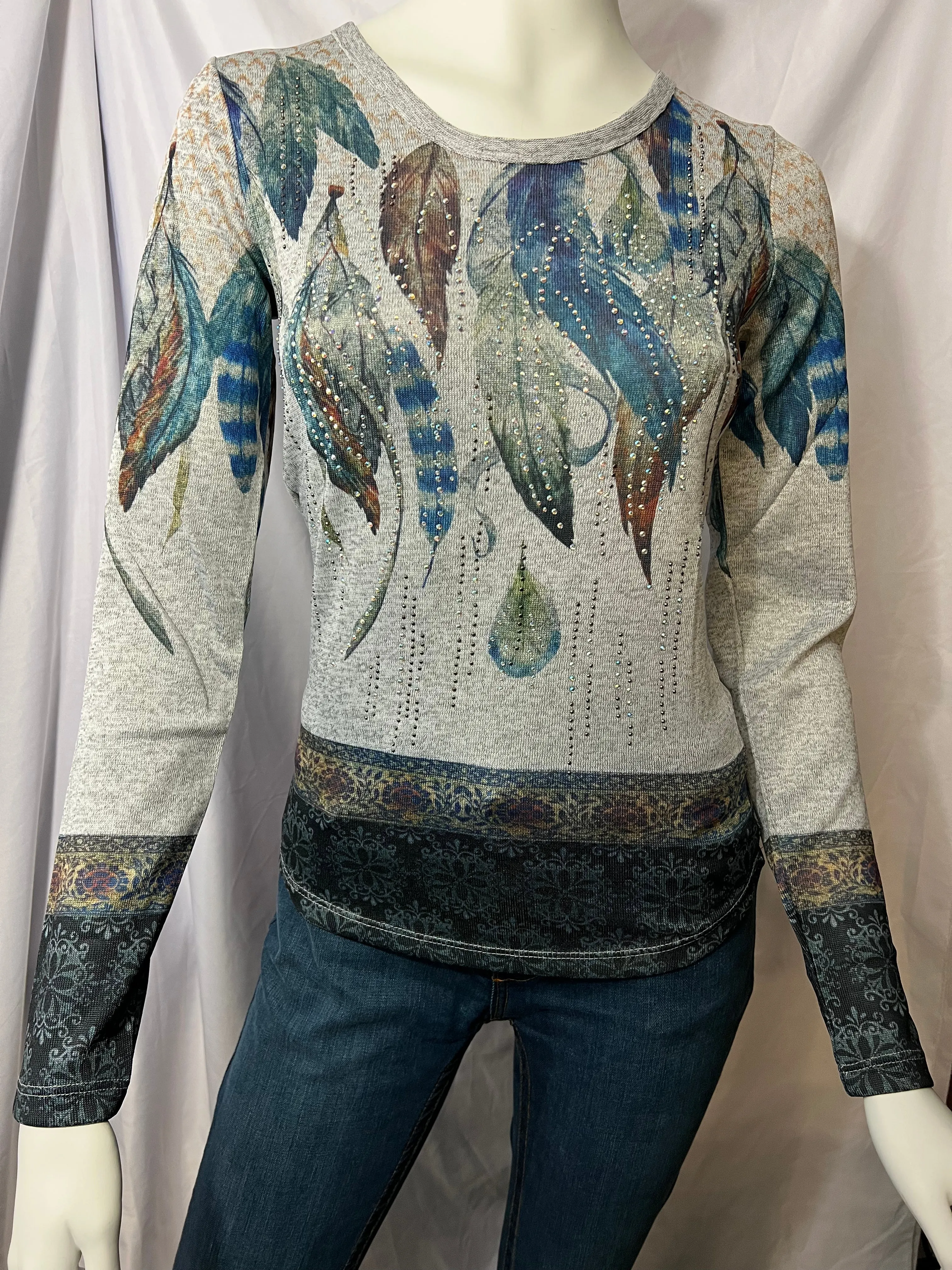 Ladies Cowgirl Legend Feather Shirt
