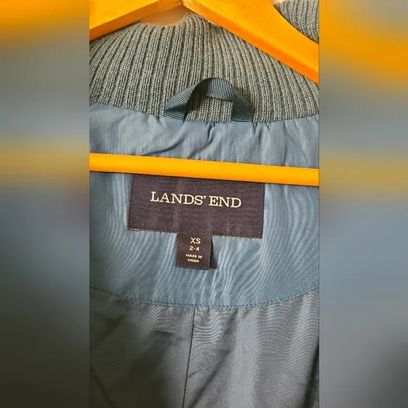 Lands End Down Coat with Detachable Hood