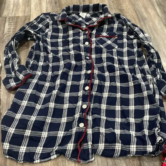 LANDS' END Warm Winter Nightshirt Flannel Lot (3)