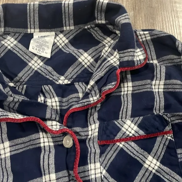 LANDS' END Warm Winter Nightshirt Flannel Lot (3)