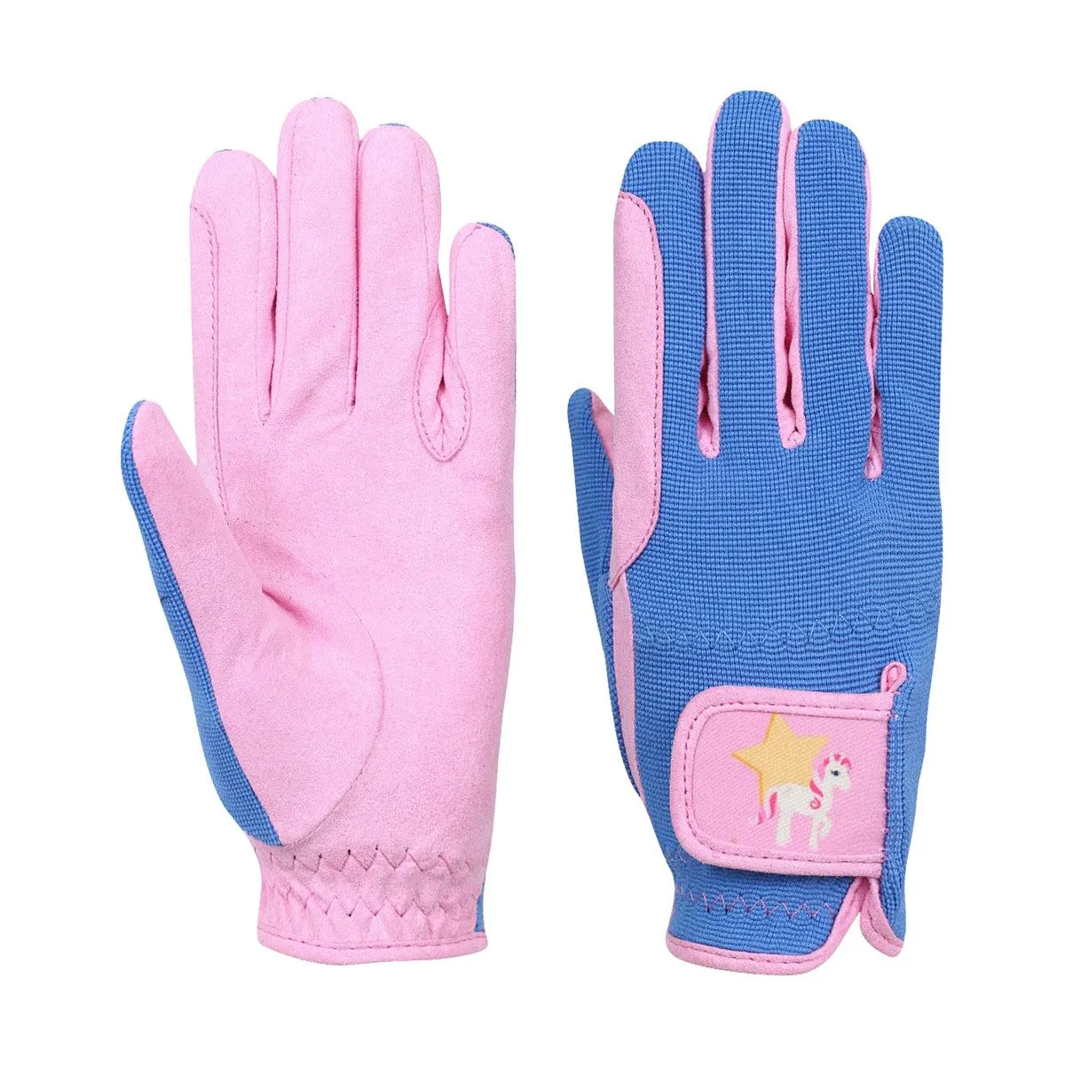 Little Rider Star in Show Childrens Horse Riding Gloves
