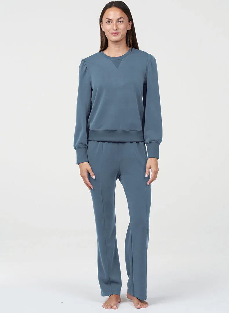Luxe Shirred Pullover