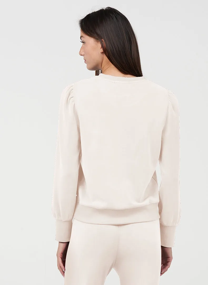 Luxe Shirred Pullover