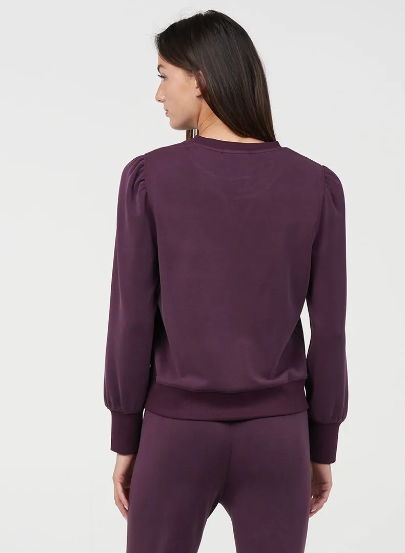 Luxe Shirred Pullover